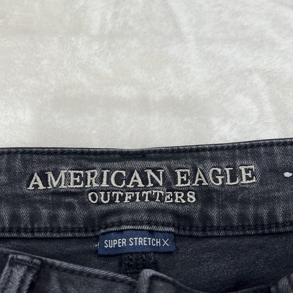 American eagle black denim mini skirt - Picture 4 of 6